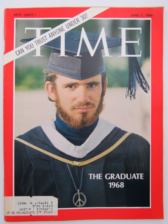 TIME MAGAZINE, JUNE 7, 1968 (CAN YOU TRUST ANYONE UNDER 30 )