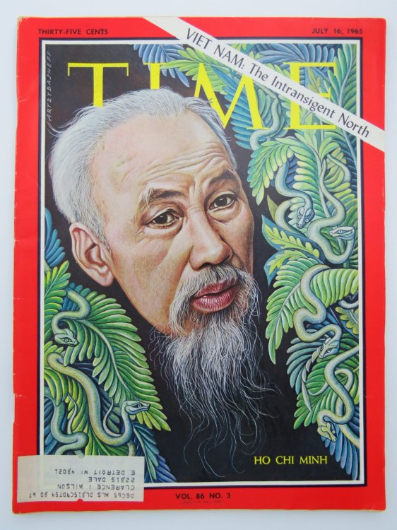 TIME MAGAZINE JULY 16, 1965 (HO CHI MINH, VIETNAM) The Intransigent North