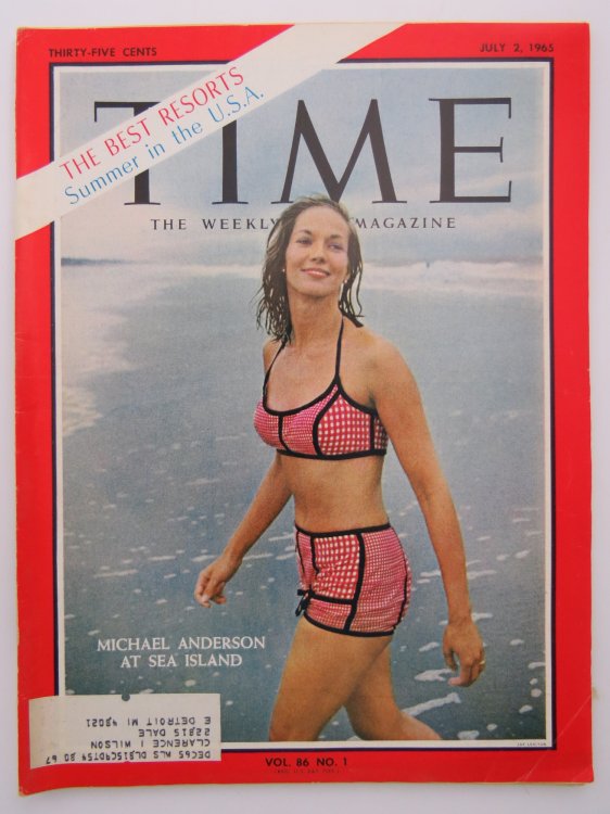 TIME MAGAZINE JULY 2, 1965 (MICHAEL ANDERSON)
