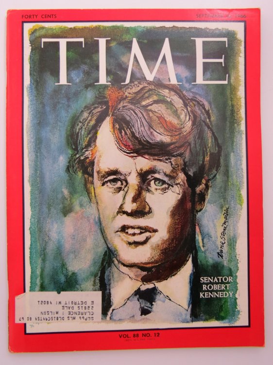 TIME MAGAZINE SEPTEMBER 16, 1966 (SENATOR ROBERT KENNEDY)