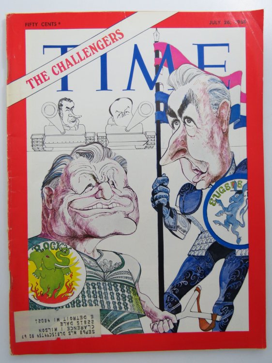 TIME MAGAZINE JULY 26, 1968 (THE CHALLENGERS)