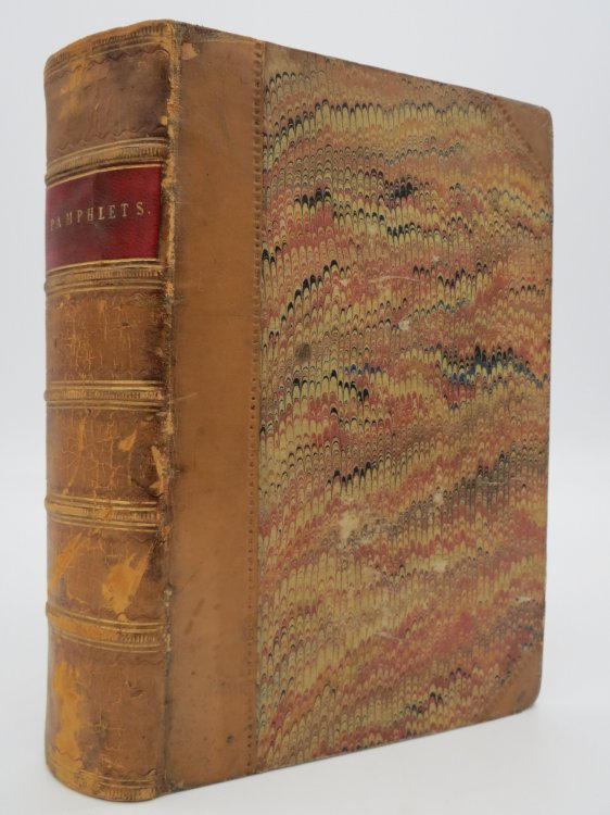 A FEW WORDS TO CHURCH BUILDERS; WITH AN APPENDIX CONTAINING LISTS OF WINDOWS, FONTS, & ROODSCREENS, INTENDED TO SERVE AS MODELS Plus Several Other Short Titles Bound in One (Provenance: Former Michigan State Senator Jack Faxon)