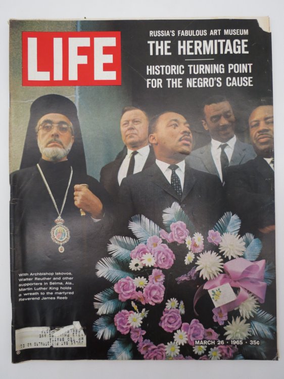 LIFE MAGAZINE, MARCH 26, 1965 (HISTORIC TURNING POINT FOR THE NEGRO'S CAUSE; MARTIN LUTHER KING, JR. COVER)