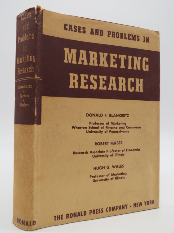CASES AND PROBLEMS IN MARKETING RESEARCH, (DJ Protected by a Brand New, Clear, Acid-Free Mylar Cover)