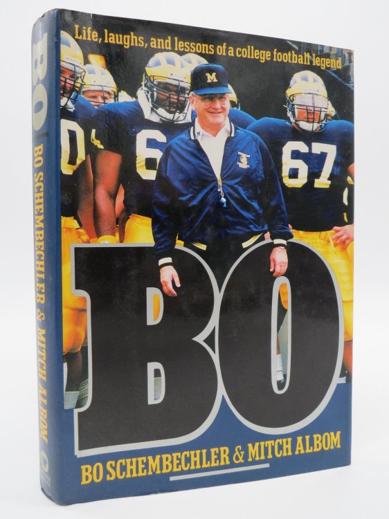 BO (SIGNED BY AUTHOR) Life, Laughs, and Lessons of a College Football Legend (DJ Protected by a Brand New, Clear, Acid-Free Mylar Cover)