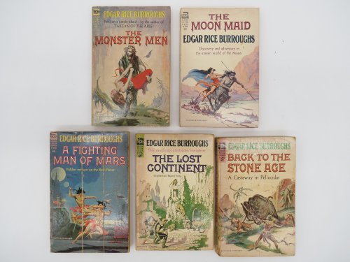 THE MOON MAID; THE MONSTER MEN; A FIGHTING MAN OF MARS; BACK TO THE STONE AGE; THE LOST CONTINENT