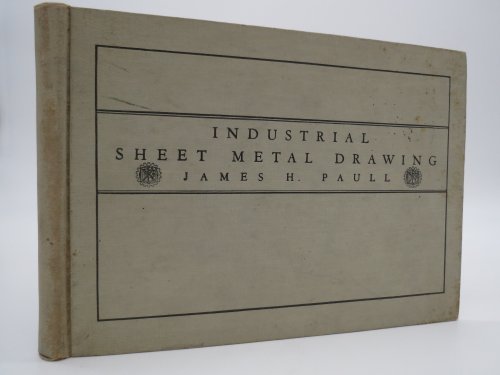 INDUSTRIAL SHEET METAL DRAWING (DJ Protected by a Brand New, Clear, Acid-Free Mylar Cover)