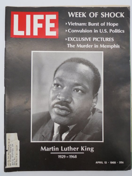 LIFE MAGAZINE APRIL 12, 1968 (MARTIN LUTHER KING MURDERED)