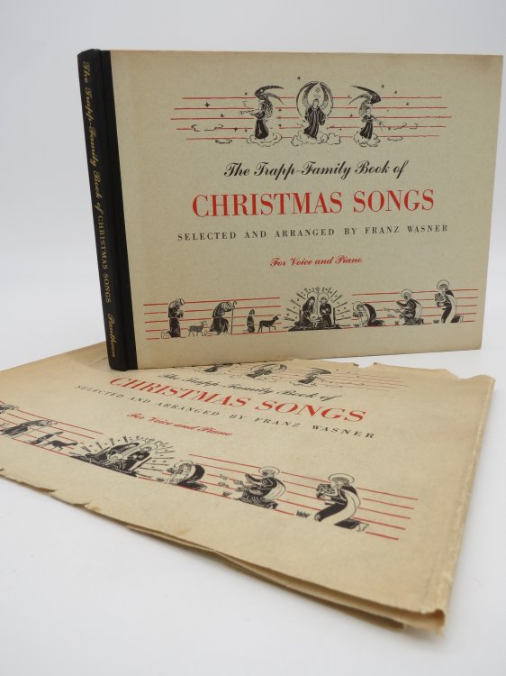 THE TRAPP FAMILY BOOK OF CHRISTMAS SONGS FOR VOICE AND PIANO (DJ Protected by a Brand New, Clear, Acid-Free Mylar Cover)