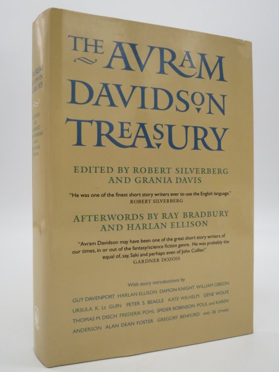 THE AVRAM DAVIDSON TREASURY A Tribute Collection (DJ Protected by a Brand New, Clear, Acid-Free Mylar Cover)