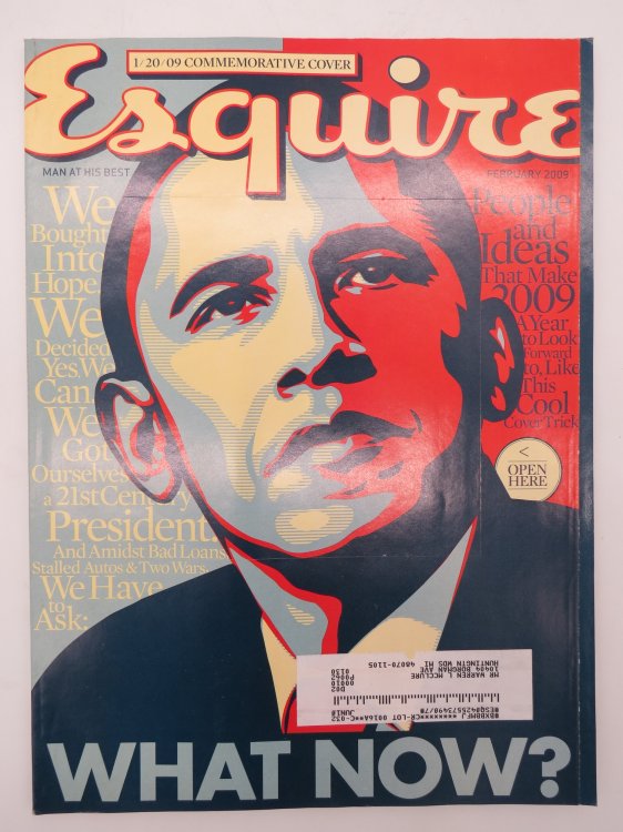 ESQUIRE MAGAZINE FEBRUARY 2009 (BARACK OBAMA COVER)
