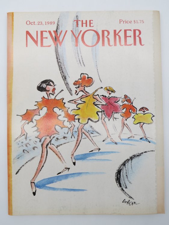 NEW YORKER MAGAZINE, OCTOBER 23, 1989