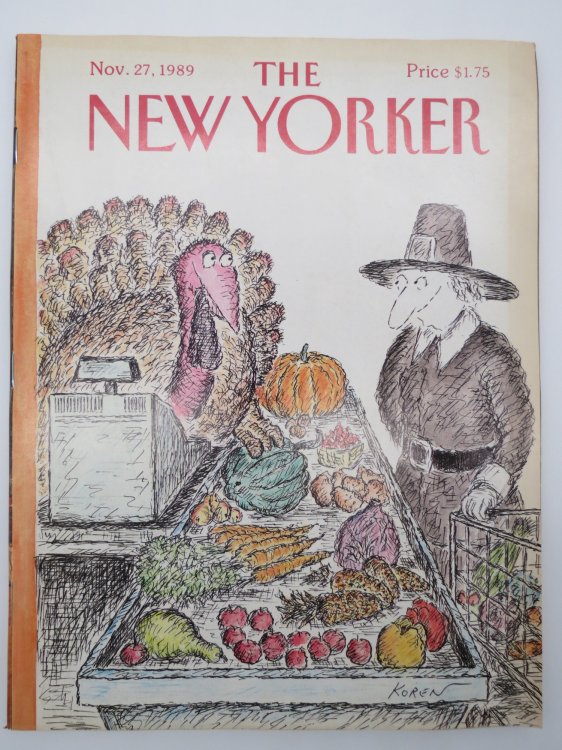 NEW YORKER MAGAZINE, NOVEMBER 27, 1989
