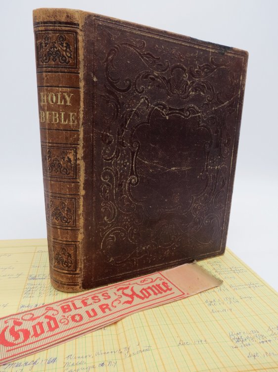 THE HOLY BIBLE (PROVENANCE: BAYLEY FAMILY BIBLE WITH GENEALOGY) , Containing the Old and New Testaments: Translated out of the Original Tongues, and with the Former Translations Diligently Compared and Revised