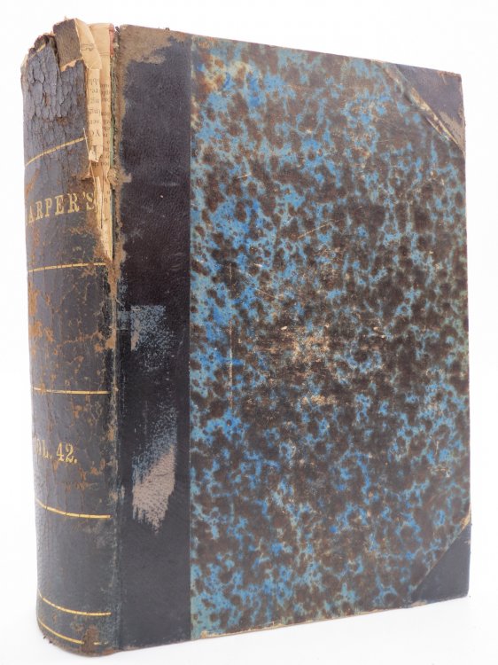 HARPER'S MONTHLY MAGAZINE, VOLUME 52, DECEMBER 1870, JANUARY, FEBRUARY, MARCH, APRIL, MAY 1871 BOUND IN ONE
