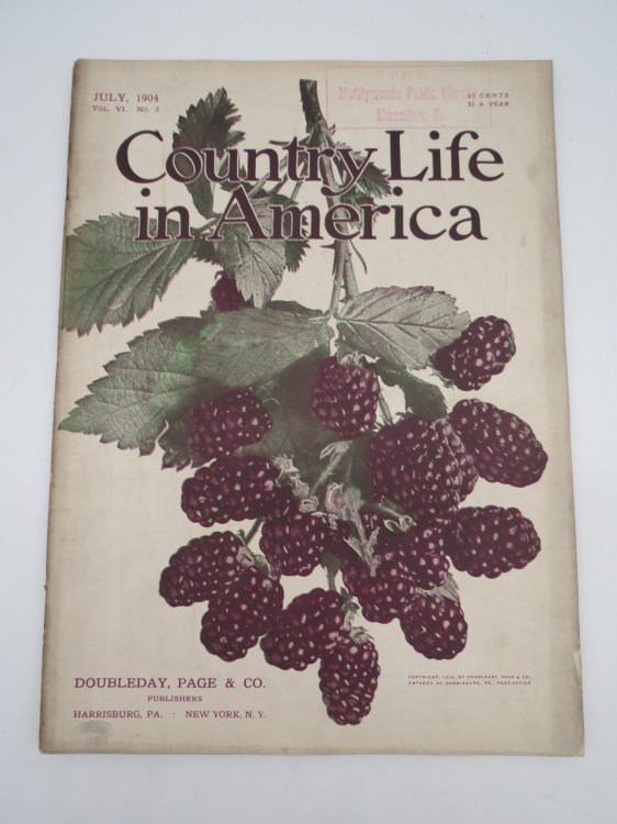 COUNTRY LIFE IN AMERICA MAGAZINE, JULY 1904 (A COOPERATIVE COUNTRY COLONY)