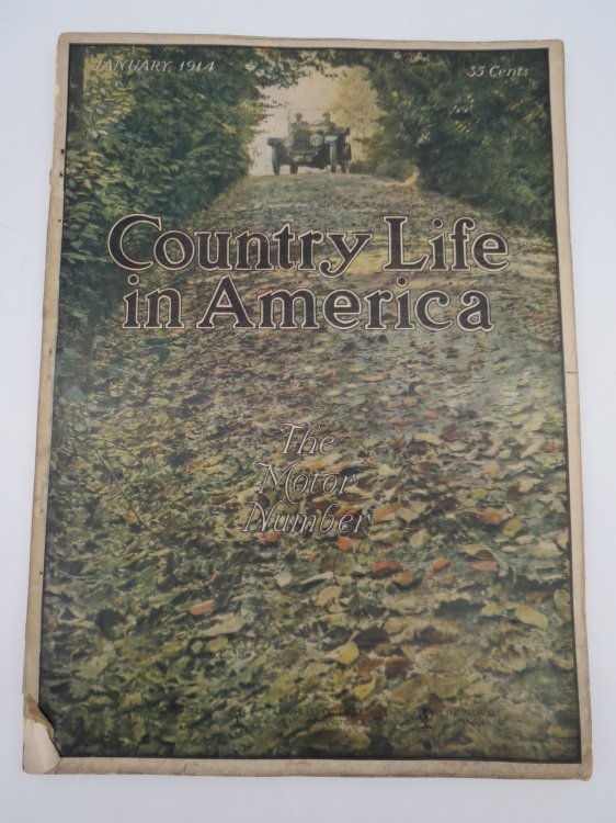 COUNTRY LIFE IN AMERICA MAGAZINE, JANUARY 1914 (THE MOTOR NUMBER)