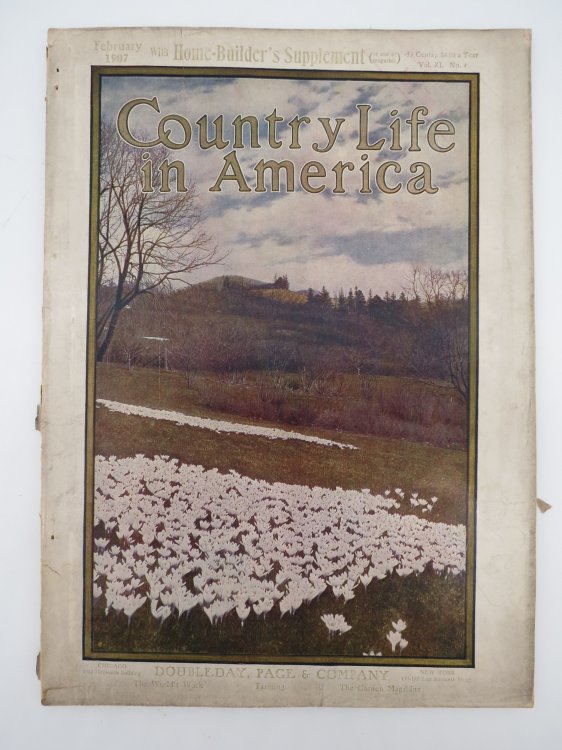 COUNTRY LIFE IN AMERICA MAGAZINE, FEBRUARY 1907 (WITH HOME BUILDER'S SUPPLEMENT)