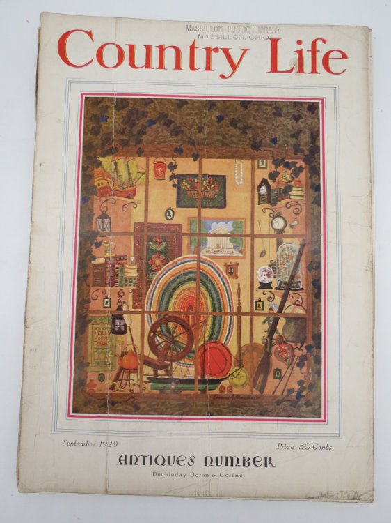 COUNTRY LIFE MAGAZINE, SEPTEMBER 1929 (ANTIQUES NUMBER)