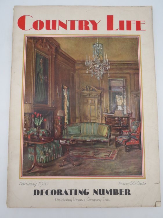 COUNTRY LIFE MAGAZINE, FEBRUARY 1930 (DECORATING NUMBER)