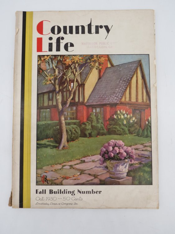 COUNTRY LIFE MAGAZINE,OCTOBER 1930 (FALL BUILDING NUMBER)