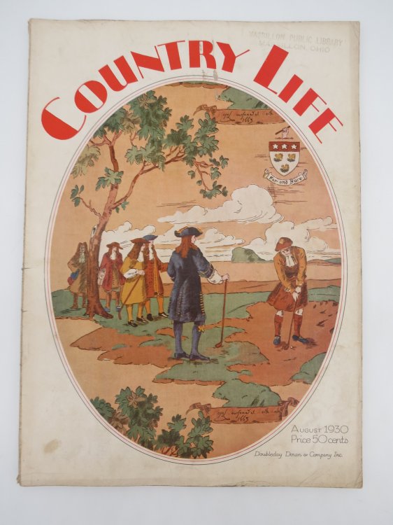 COUNTRY LIFE MAGAZINE, AUGUST 1930