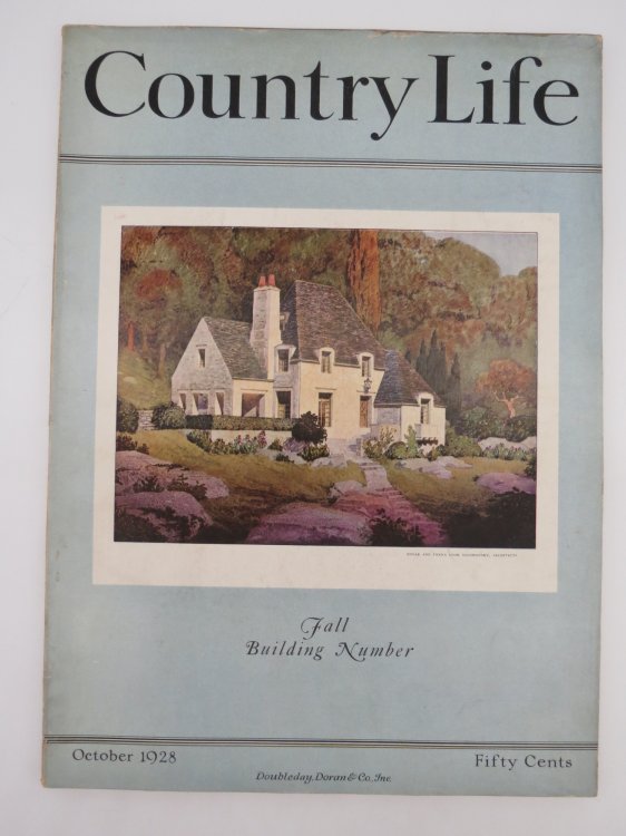 COUNTRY LIFE MAGAZINE, OCTOBER 1928 (FALL BUILDING NUMBER)