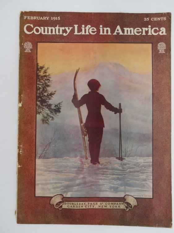 COUNTRY LIFE IN AMERICA MAGAZINE, FEBRUARY 1915 (MURAD CIGARETTES AD)
