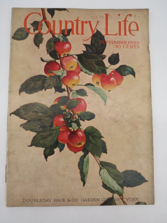 COUNTRY LIFE MAGAZINE, SEPTEMBER 1923 (THE DEVELOPMENT OF FOX HUNTING IN AMERICA)