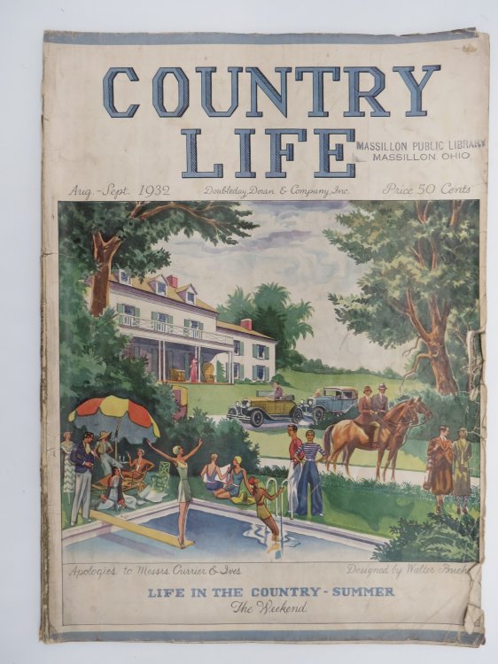 COUNTRY LIFE MAGAZINE, AUGUST - SEPTEMBER 1932 (LADY BIRDS - WOMEN PILOTS)
