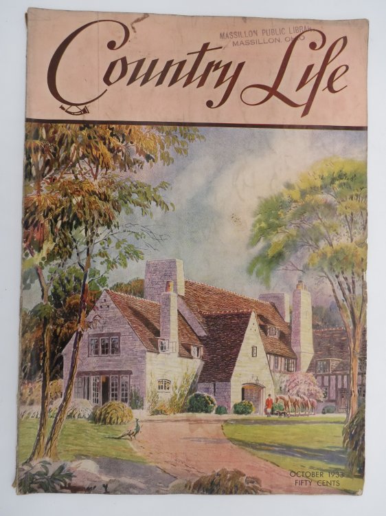 COUNTRY LIFE MAGAZINE, OCTOBER 1933 (BUDWEISER AD)