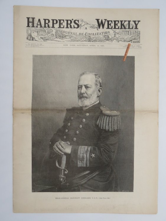 HARPER'S WEEKLY MAGAZINE, APRIL 15, 1893 (THE ADVENTURES OF SHERLOCK HOLMES)
