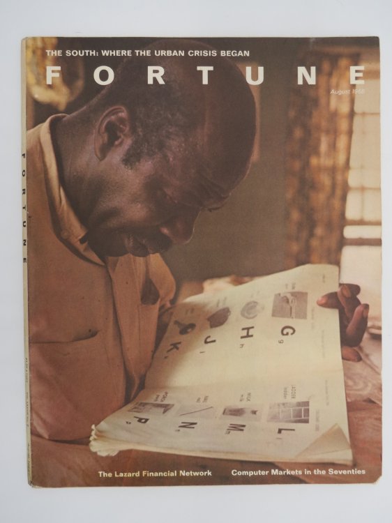 FORTUNE MAGAZINE AUGUST 1968 (THE SOUTH: WHERE THE URBAN CRISIS BEGAN)