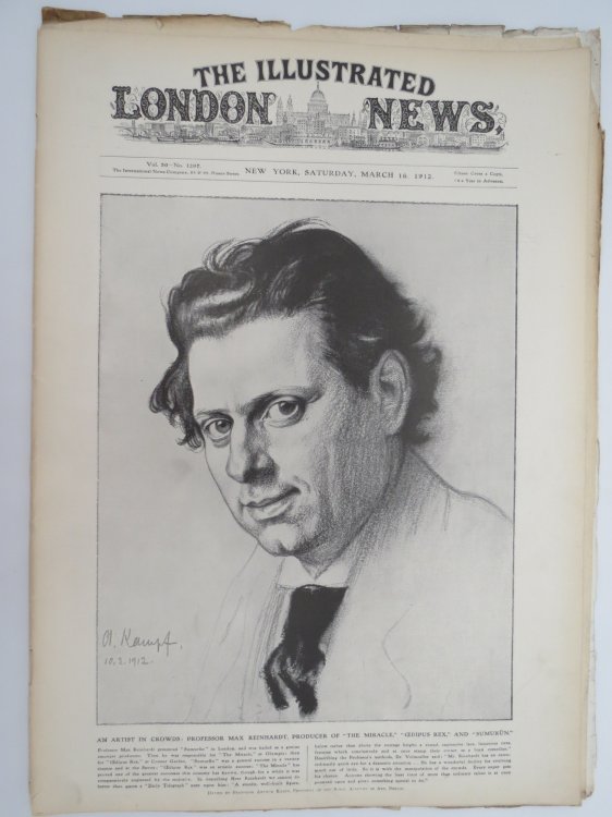 THE ILLUSTRATED LONDON NEWS, MARCH 16, 1912 (