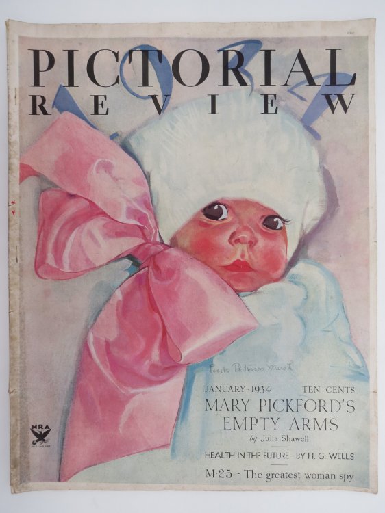 PICTORIAL REVIEW, JANUARY 1934 (HEALTH IN THE FUTURE BY H. G. WELLS; DOTTIE DARLING'S FRIEND FLORA MCFLIMSY)
