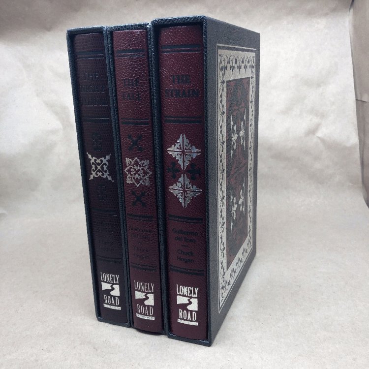 The Strain Trilogy: The Strain, The Fall, The Night Eternal [Signed Limited, Matching Set]