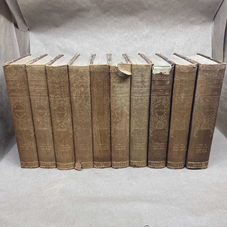 Crowned Masterpieces of Literature.That Have Advanced Civilization 10 Volumes