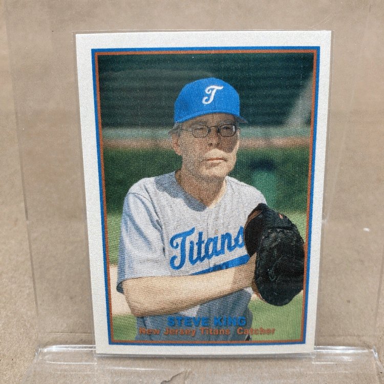 Stephen King Baseball Card (Blockade Billy Limited Edition Card, Stadium Edition)