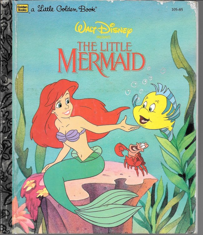 WALT DISNEY PRESENTS: THE LITTLE MERMAID A LITTLE GOLDEN BOOK.