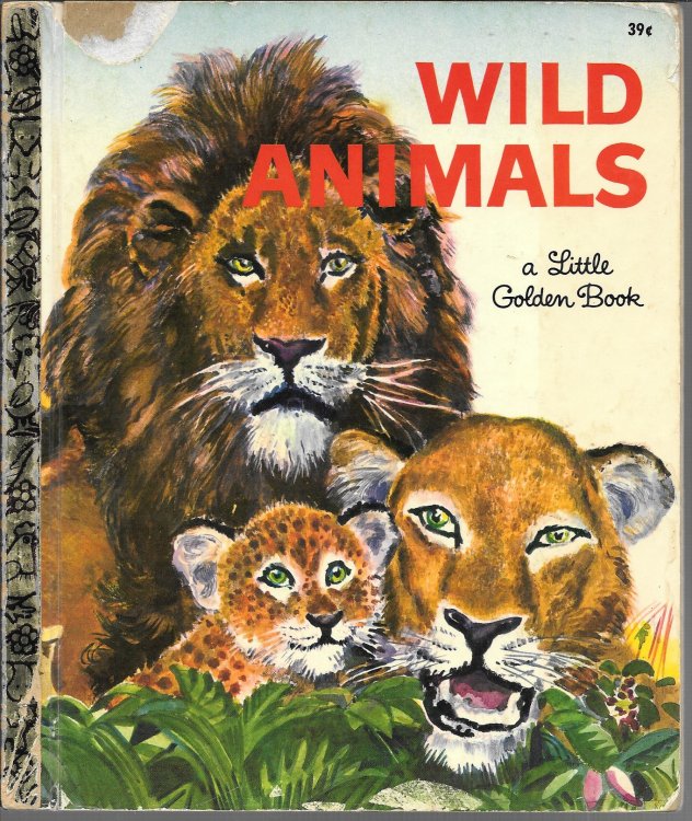 WILD ANIMALS A LITTLE GOLDEN BOOK.