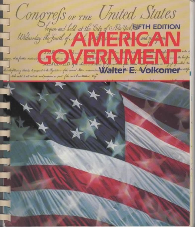 AMERICAN GOVERNMENT FIFTH EDITION.