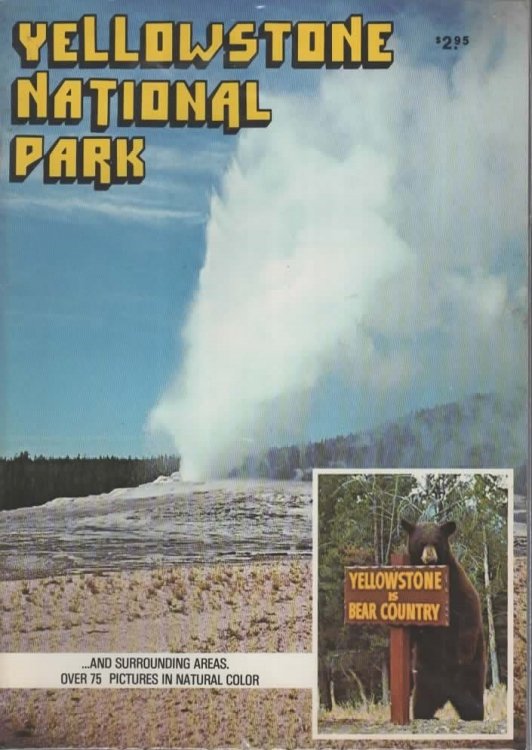 YELLOWSTONE NATIONAL PARK AND SURROUNDING AREAS Over 75 Pictures In Natural Color