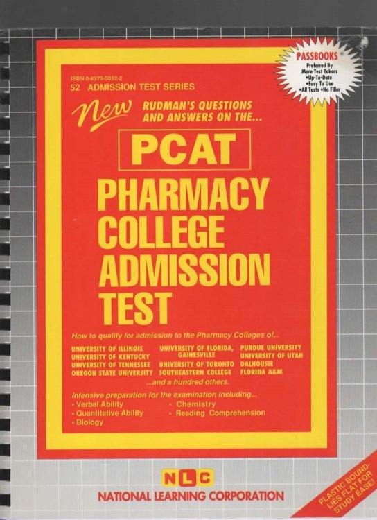 PHARMACY COLLEGE ADMISSION TEST