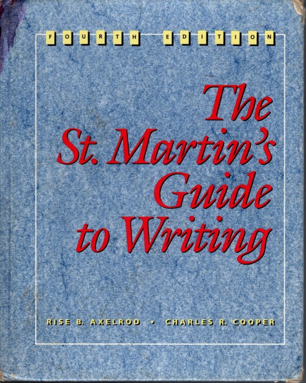 ST. MARTIN'S GUIDE TO WRITING