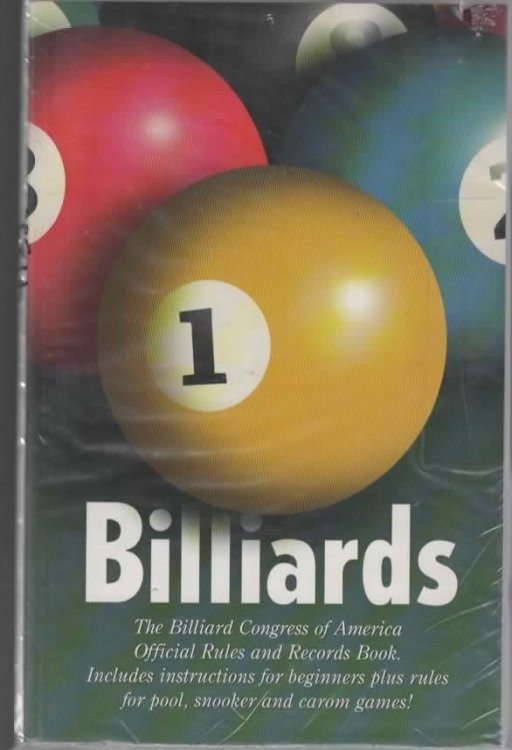 BILLIARDS The Official Rules & Record Book 1996