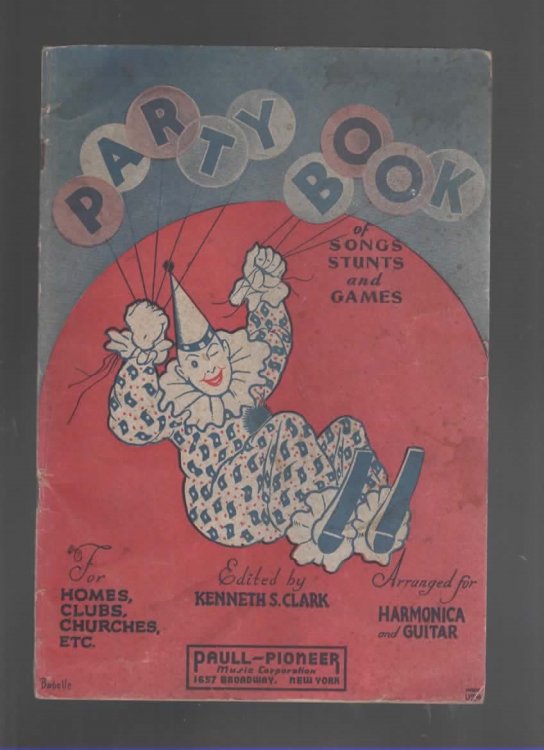 PARTY BOOK OF SONGS STUNTS AND GAMES
