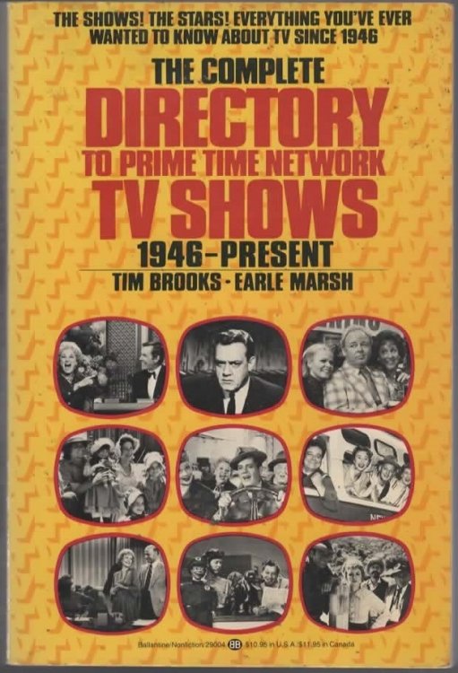 THE COMPLETE DIRECTORY TO PRIME TIME NETWORK TV SHOWS 1946 - PRESENT