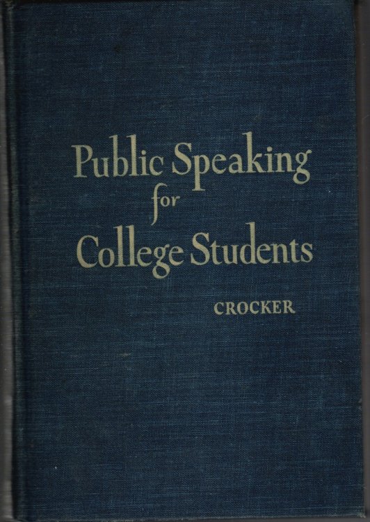 PUBLIC SPEAKING FOR COLLEGE STUDENTS