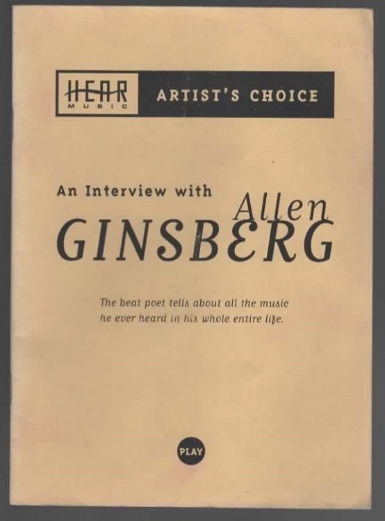 An Interview with Allen Ginsberg