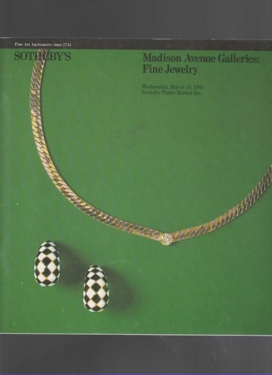 MADISON AVENUE GALLERIES: FINE JEWELRY